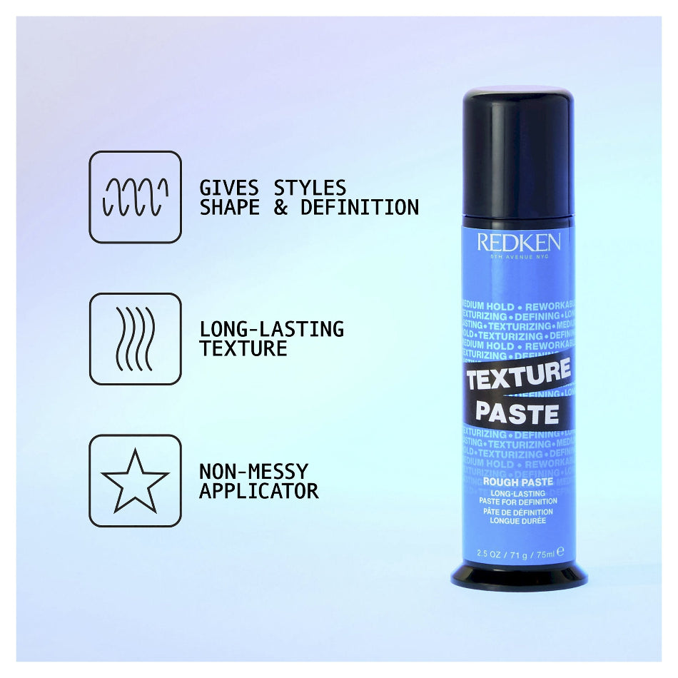 Redken Styling Rough Paste Texture Paste 75ml - On Line Hair Depot