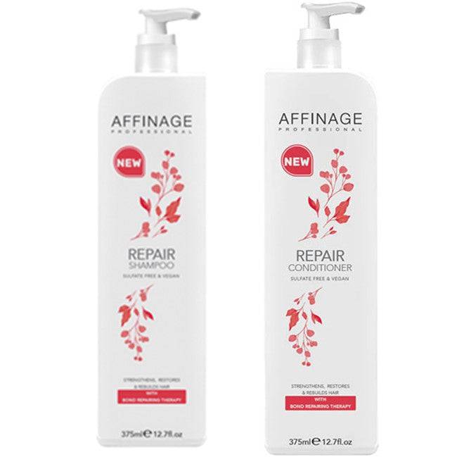 Affinage Professional Repair Shampoo & Conditioner 375ml Duo Bond Repair Therapy - Australian Salon Discounters