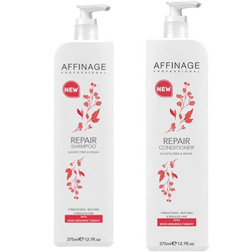 Affinage Professional Repair Shampoo & Conditioner 375ml Duo Bond Repair Therapy - Australian Salon Discounters