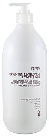 rpr brighten my blonde conditioner 1lt Nourishes Blonde Grey & Highlights - On Line Hair Depot