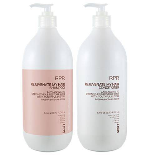 RPR Rejuvenate My Hair 1lt Duo Anti Ageing Strengthens & Restores Hair - On Line Hair Depot