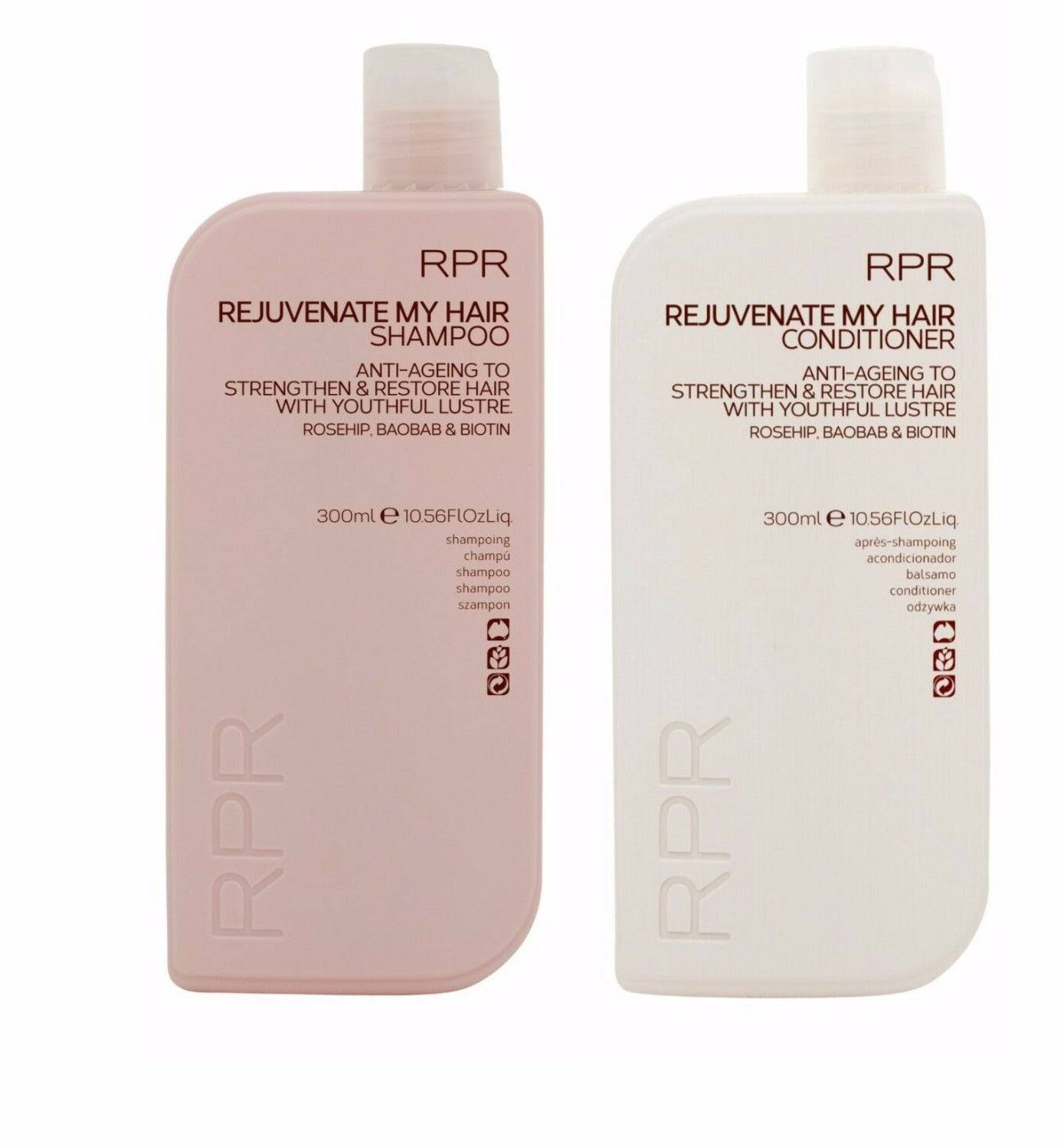 RPR Rejuvenate My Hair 300ml Duo Anti Ageing Strenghtends & Restores Hair - On Line Hair Depot