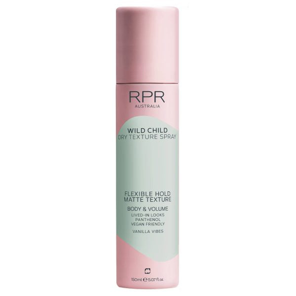 RPR Wild Child Dry Texture Spray!
Flexible Hold Matte Texture Body and Volume