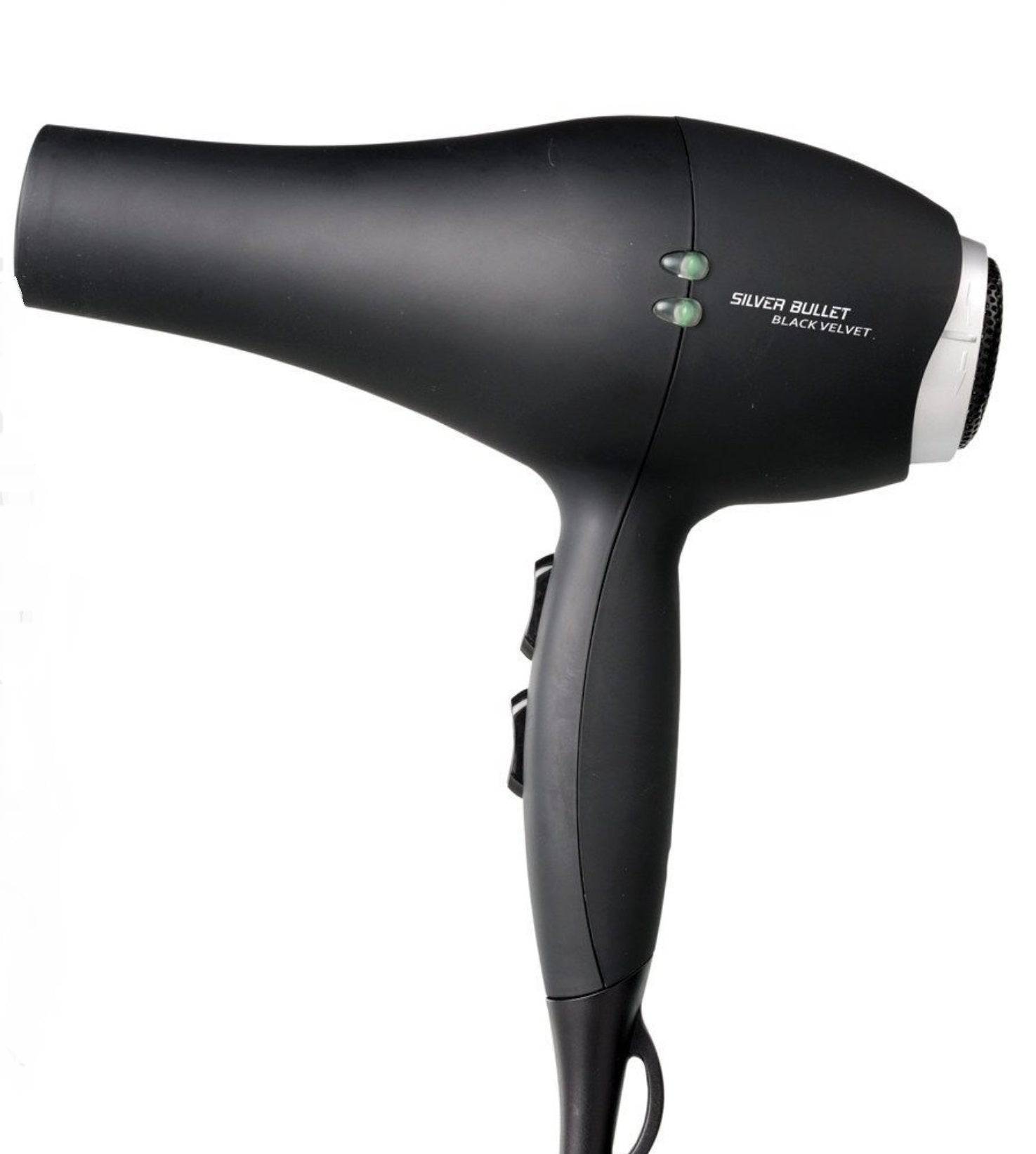 Silver Bullet Black Velvet Hair Dryer with Diffuser - On Line Hair Depot