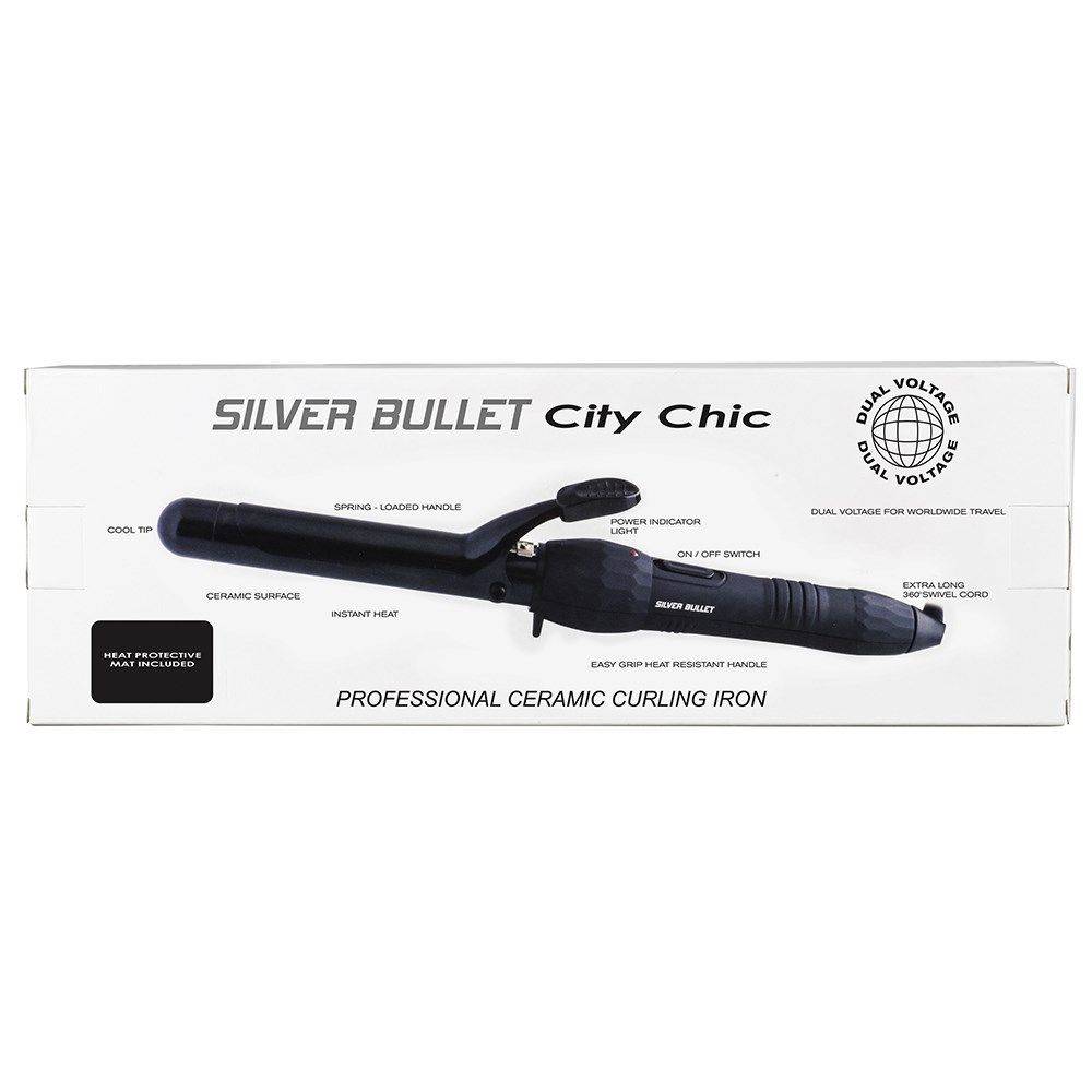 Silver Bullet City Chic Curling Iron - 38mm - On Line Hair Depot
