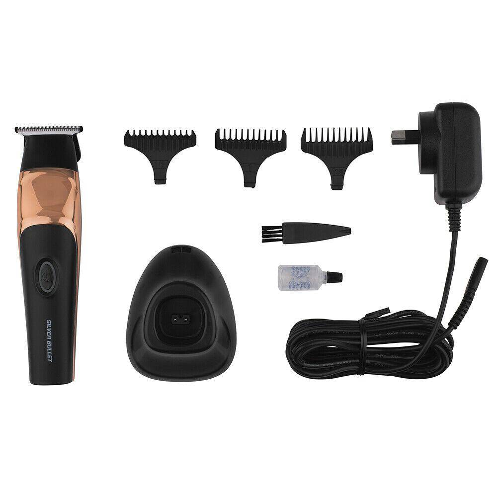 Silver Bullet Hyper Speed Trimmer Rose Gold Cordless  70 min Rapid Charge - On Line Hair Depot