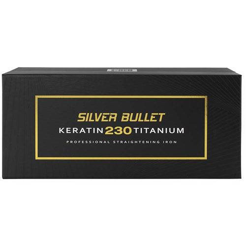 Silver Bullet Keratin 230 Titanium Gold Plates 25mm Hair Straightener & Bonus Accessories - On Line Hair Depot