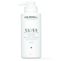 Goldwell Dualsenses Silver 60sec Treatment 500ml for neutralizing Grey Hair - On Line Hair Depot