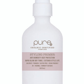 Pure Styling Primer 200ml Anti Humidity Heat Protection Rapid Blow Dry Tonic - On Line Hair Depot