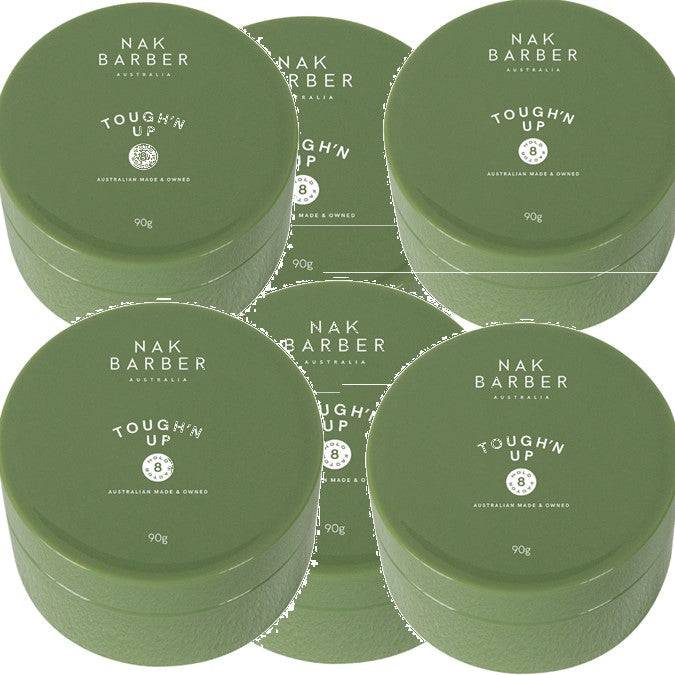 Nak Barber Tough N Up Firm Hold Putty No Shine 90g Six Pack - Australian Salon Discounters