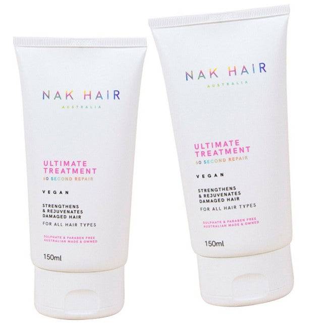 Nak Ultimate Treatment 60 seconds Repair 150ml x 2 - Australian Salon Discounters