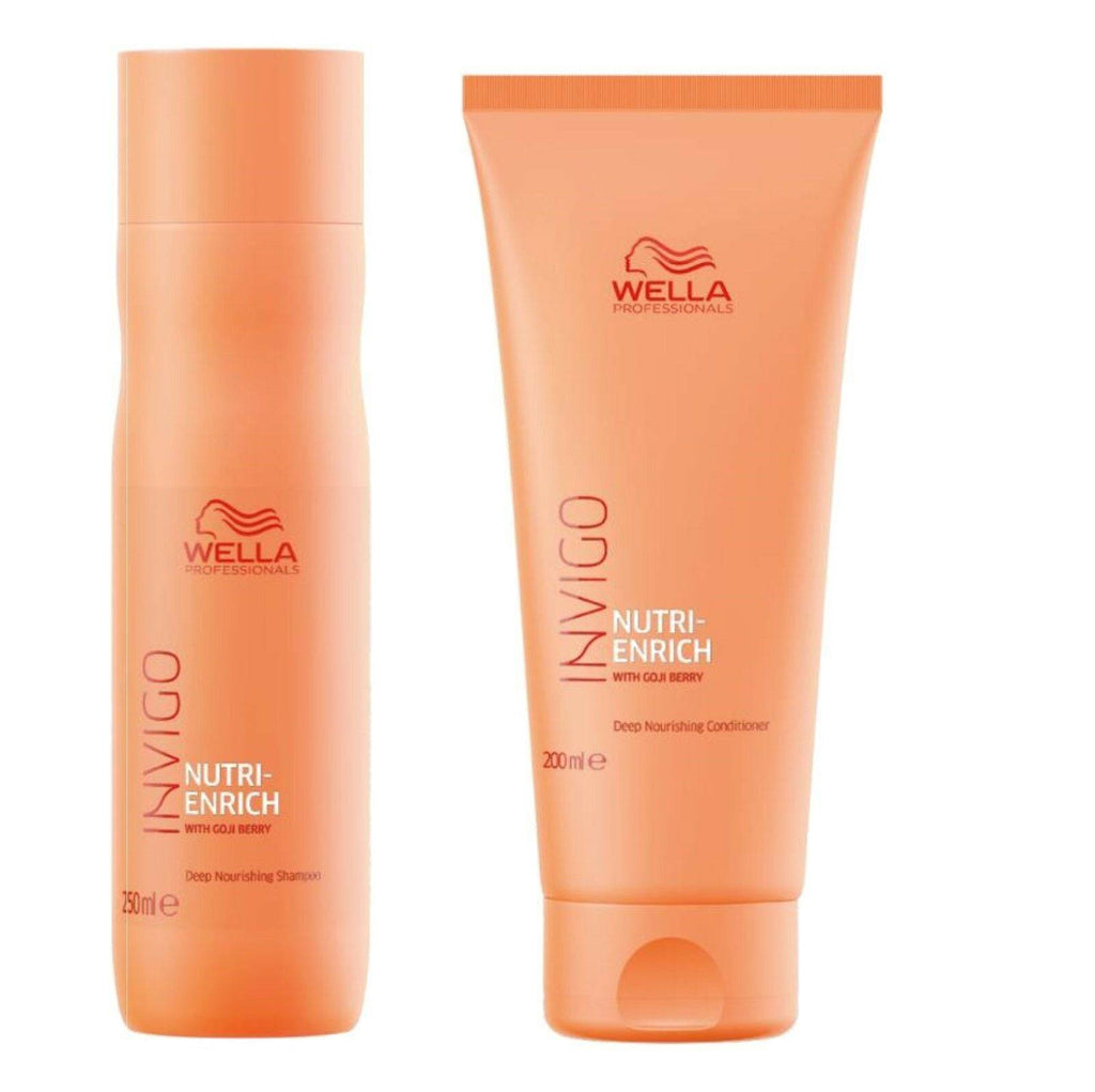 Wella Professionals Invigo Nutri enrich Shampoo Conditioner Mask Trio - Australian Salon Discounters