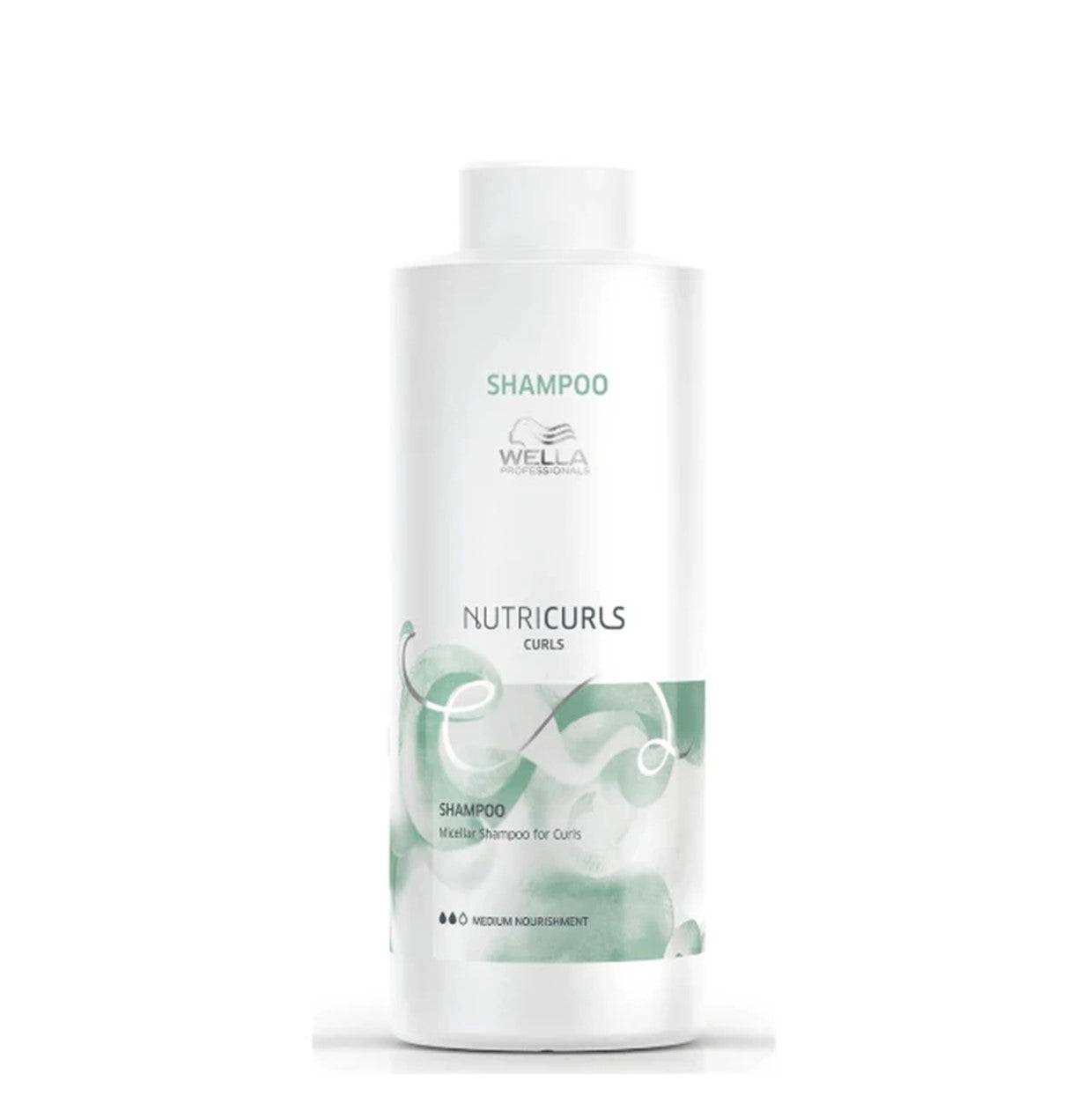 Wella Nutricurls Curls Micellar Shampoo for Curls 1000ml - Australian Salon Discounters