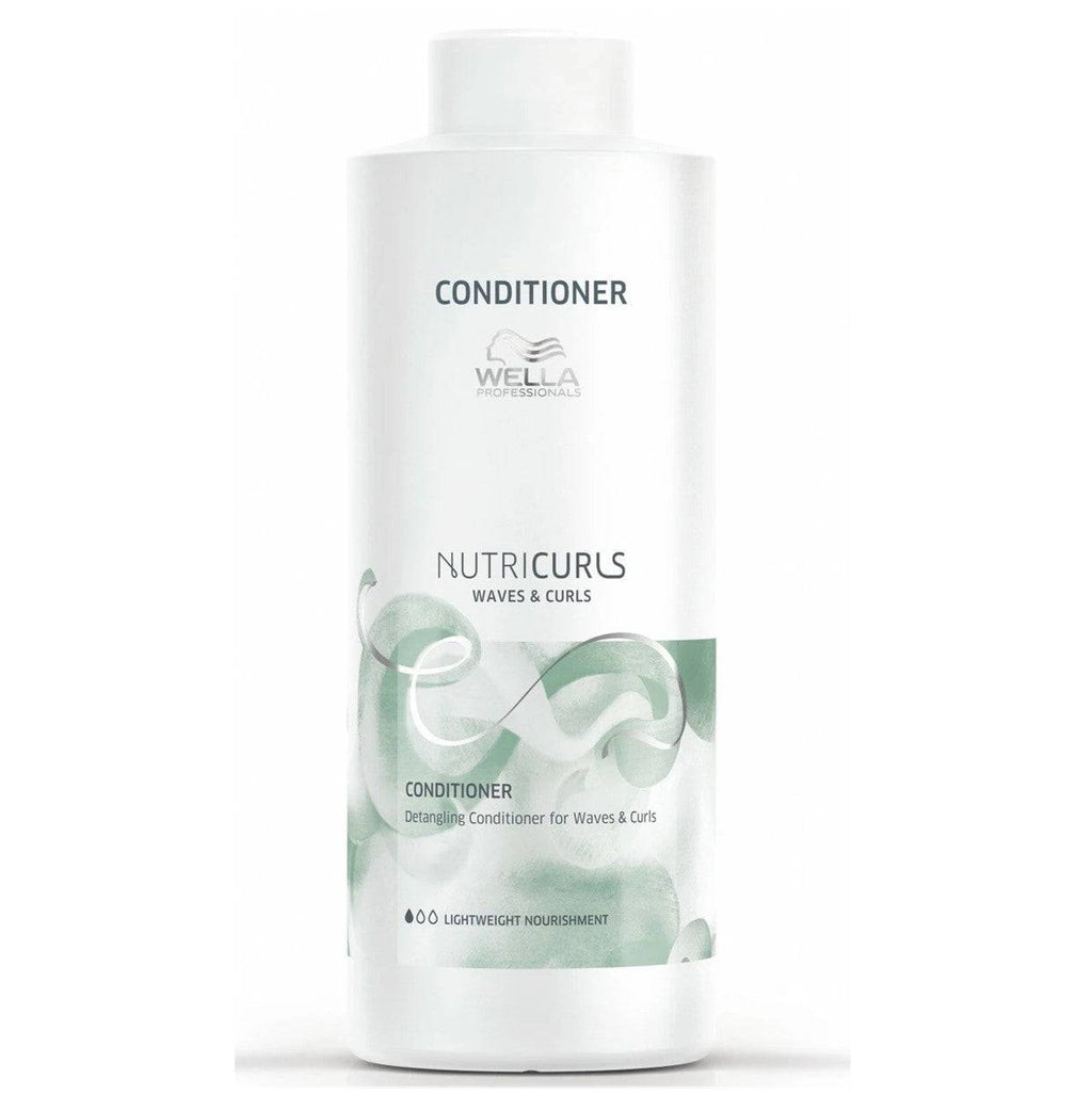 Wella Nutricurls Waves & Curls Detangling Conditioner 1000ml - Australian Salon Discounters