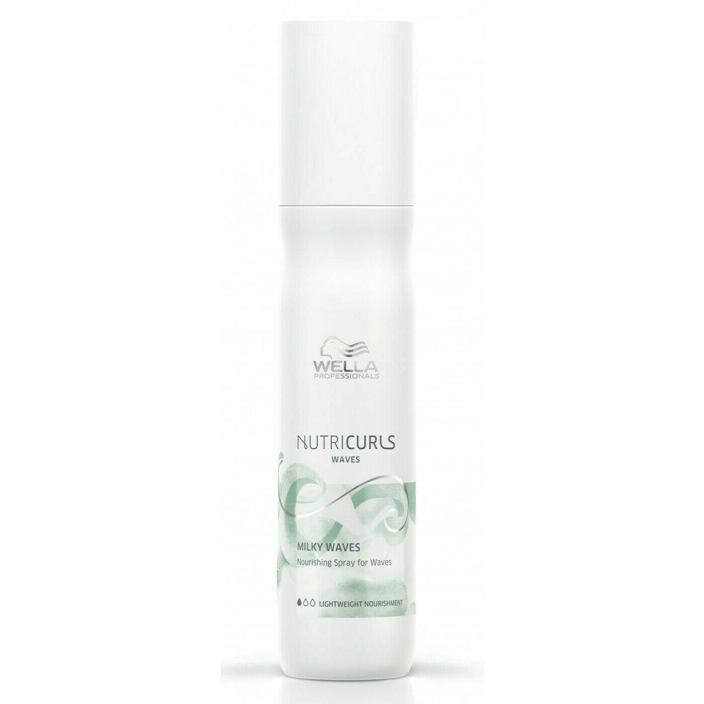Wella Nutricurls Milky Waves Nourishing Leave in Spray for Waves - Australian Salon Discounters