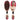 Brushworx Artists and Models Oval Cushion Hair Brush - Miss Be Bop - Australian Salon Discounters