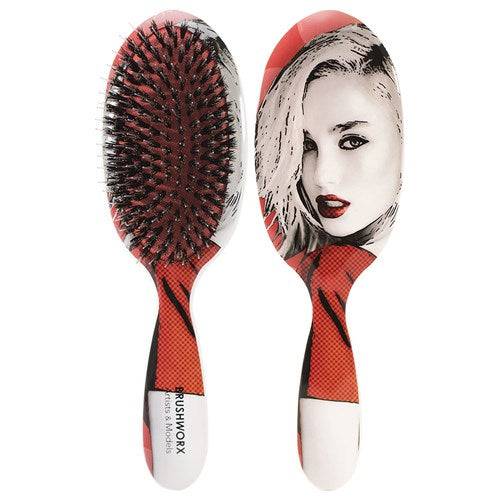 Brushworx Artists and Models Oval Cushion Hair Brush - Big Red - Australian Salon Discounters