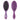 Wet Brush Awestruck Detangler Purple Shimmer Wet Brush - On Line Hair Depot