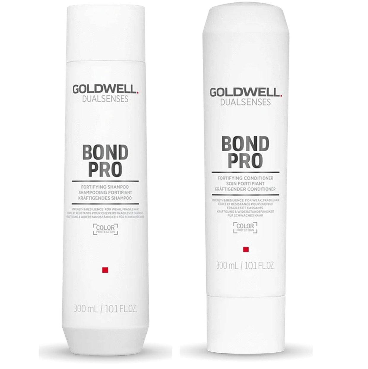 GOLDWELL Bond Pro Fortifying Shampoo & Conditioner  Duo 300 ml Each - Australian Salon Discounters