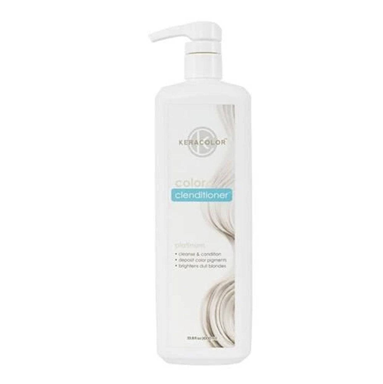 Keracolor Color Clenditioner Colour Shampoo Platinum 1000ml - Australian Salon Discounters