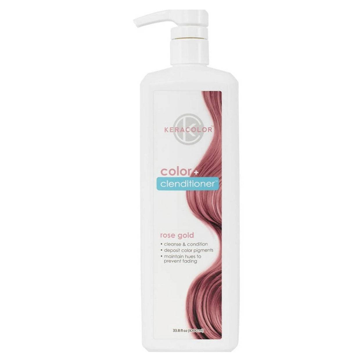 Keracolor Color Clenditioner Colour Shampoo Rose Gold 1000ml - Australian Salon Discounters
