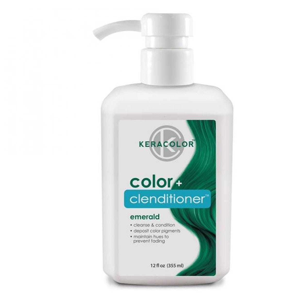 Keracolor Color Clenditioner Colour Shampoo Emerald 355ml - On Line Hair Depot