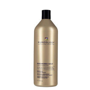 Pureology Nanoworks Gold Shampoo 1000ml - On Line Hair Depot