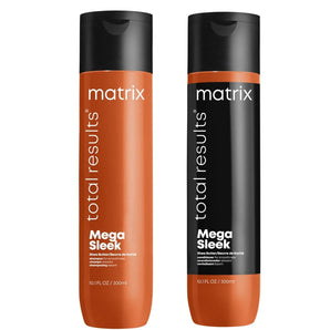 Matrix Total Results Mega Sleek Shea Butter Shampoo & Conditioner 300ml Duo - On Line Hair Depot