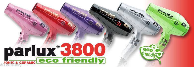 Parlux 3800 Purple Hair Dryer Ceramic & Ionic Super Compact  Hairdryer - On Line Hair Depot