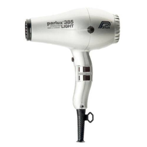 Parlux 385 Powerlight Ceramic & Ionic Pro Hairdryer Silver - Australian Salon Discounters