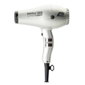 Parlux 385 Powerlight Ceramic & Ionic Pro Hairdryer Silver - On Line Hair Depot