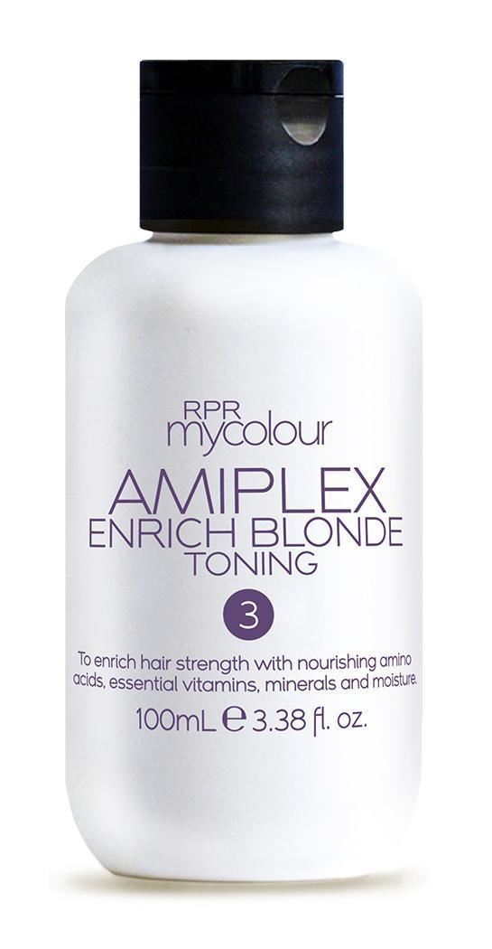 Amiplex Enrich NO.3 Hair Professional Strength Treatment Blonde 1 x 100ml - On Line Hair Depot