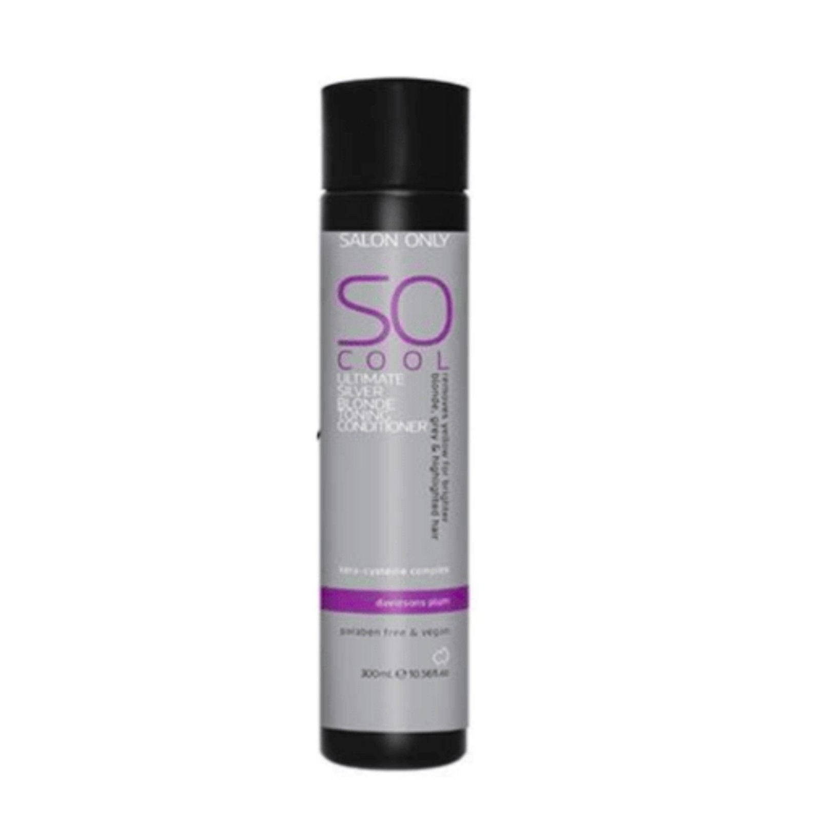 SO Salon Only Cool Ultimate Silver Blonde Toning Conditioner 300 ml - Australian Salon Discounters