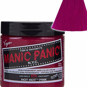 MANIC PANIC -- HOT HOT PINK -- HAIR DYE  118 ML - On Line Hair Depot