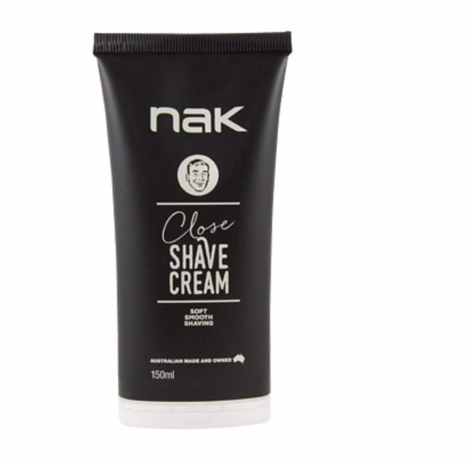 Nak Close Shave Cream Soft Smooth Shaving 150ml - On Line Hair Depot