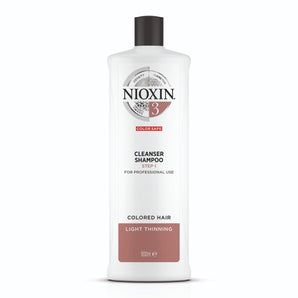 Nioxin Professional System 3 Cleanser Shampoo 1lt - On Line Hair Depot