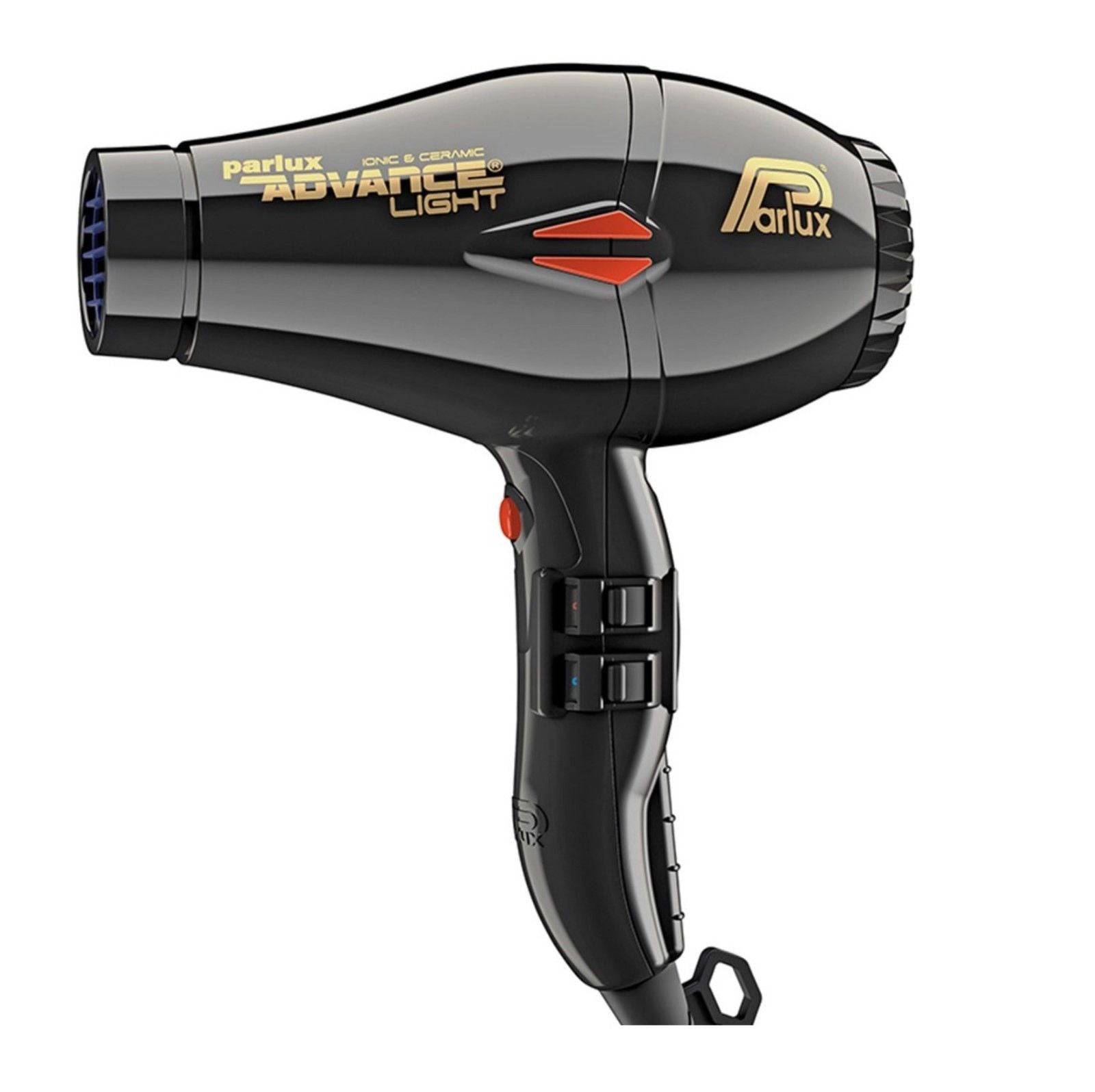 Parlux Advance Light Ceramic and Ionic Hair Dryer - Black 2 year Warranty  W460g - Australian Salon Discounters