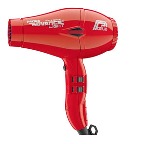 Parlux Advance Light Ceramic and Ionic Hair Dryer - Red 2 year Warranty  W460g - On Line Hair Depot