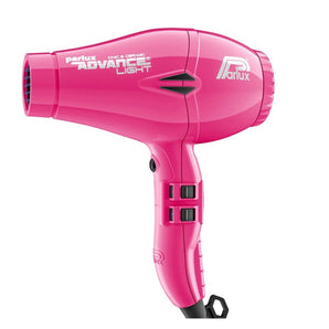 Parlux Advance Light Ceramic and Ionic Hair Dryer - Pink 2 year Warranty  W460g - On Line Hair Depot