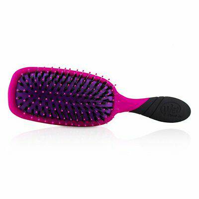 The Wet Brush Pro Shine enhancer Pink with Mongolian Boar Bristles - On Line Hair Depot