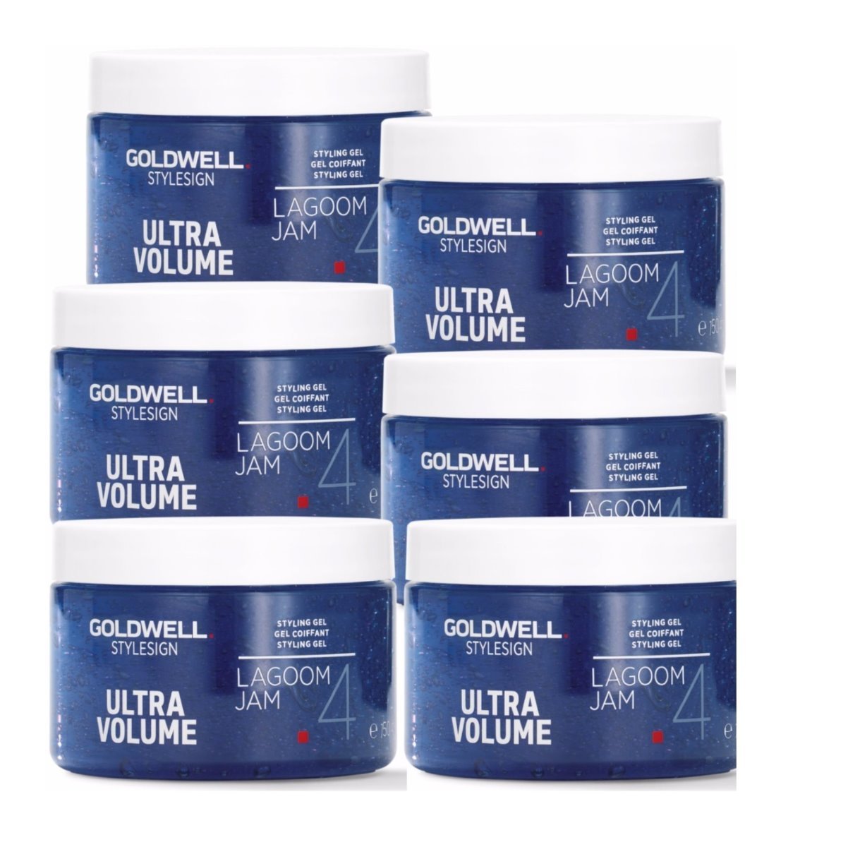 iaahhaircare,Goldwell 6 Pk Lagoom Jam Ultra Volume Styling Gel 150 ml,Styling Products,Goldwell Stylesign