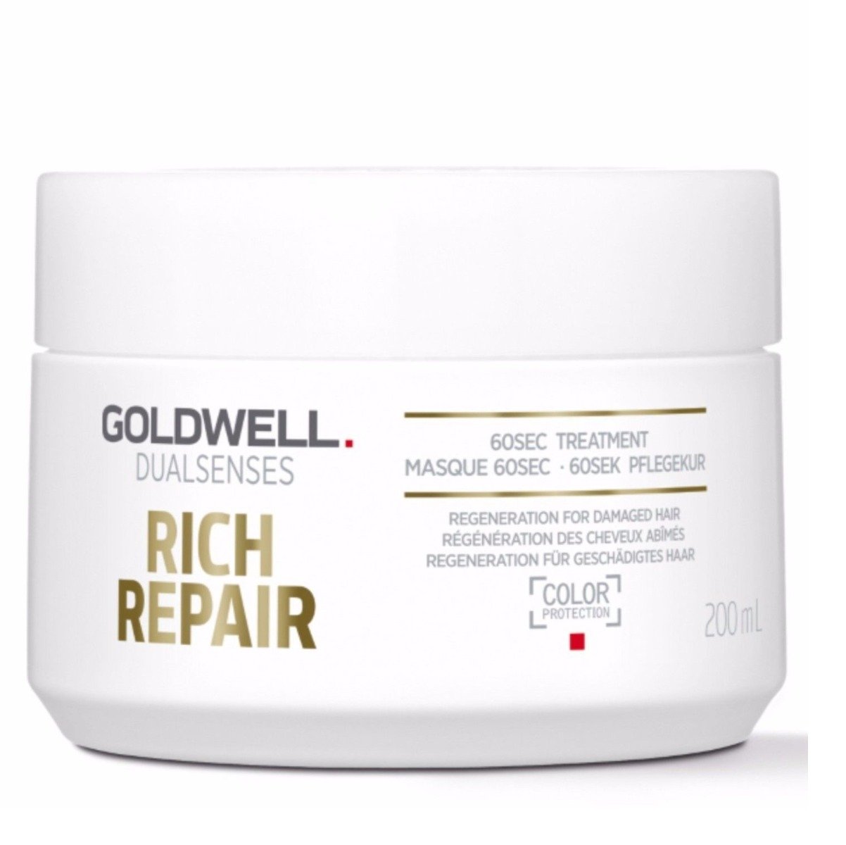 Goldwell Dual Senses Rich Repair Treatment Masque 60SEC 200ml x 1 - On Line Hair Depot
