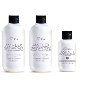 Amiplex RPR Amiplex Enrich Blonde Shampoo Conditioner and Stage 3 Treatment Kit - Australian Salon Discounters