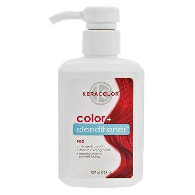Keracolor Color Clenditioner Colour Shampoo Red 355ml - Australian Salon Discounters