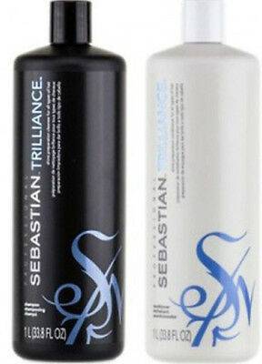 Sebastian Trilliance  Shampoo & Conditioner 1lt Duo - On Line Hair Depot