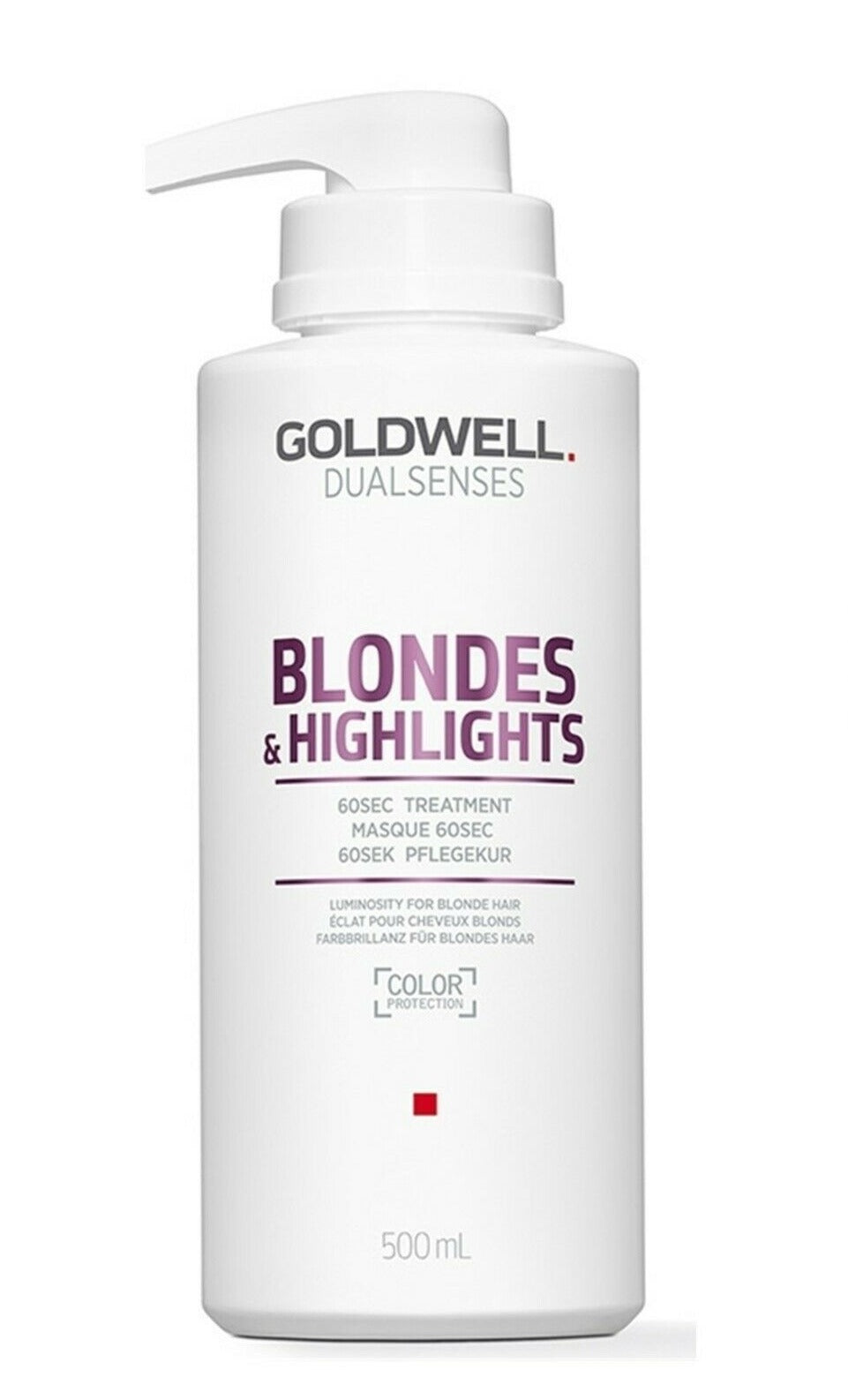 GOLDWELL DUALSENSES BLONDE & HIGHLIGHTS 60 SEC TREATMENT 500 ML - Australian Salon Discounters