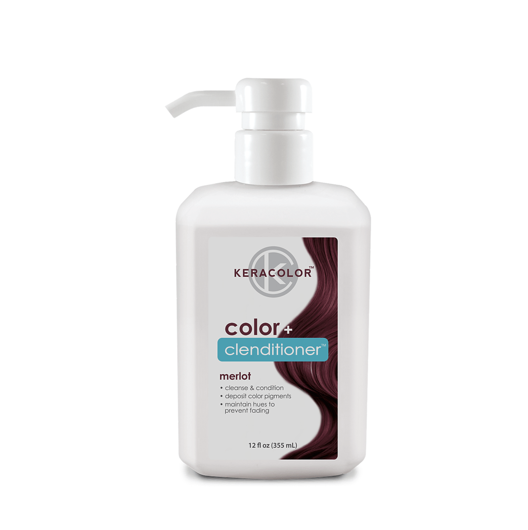 Keracolor Color Clenditioner Colour Shampoo Merlot 355ml - Australian Salon Discounters