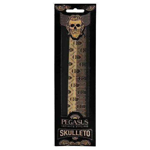Pegasus Skulleto 210 Cutting Comb Gold Hairdressing Barber - Australian Salon Discounters