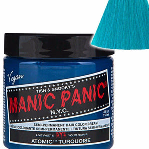 MANIC PANIC -- Atomic Turquoise -- HAIR DYE  118 ML x 2 (Duo) - On Line Hair Depot
