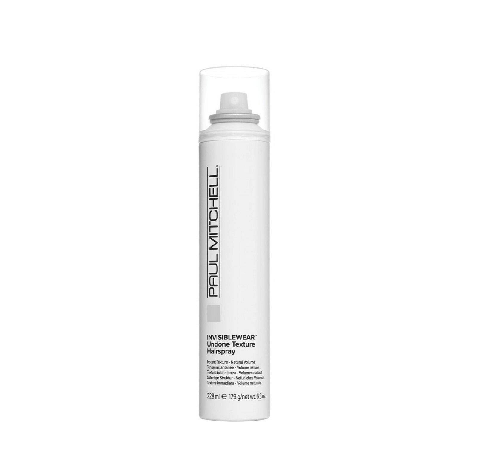 Paul Mitchell Invisiblewear Undone Texture Hairspray Instant Textu Duo 228ml x 2 - On Line Hair Depot